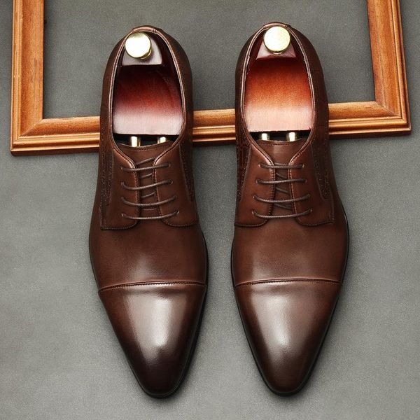 large size eur45 black / deep brown mens business dress shoes genuine leather derby social
large size eur45 black / deep brown mens business dress shoes genuine leather derby social