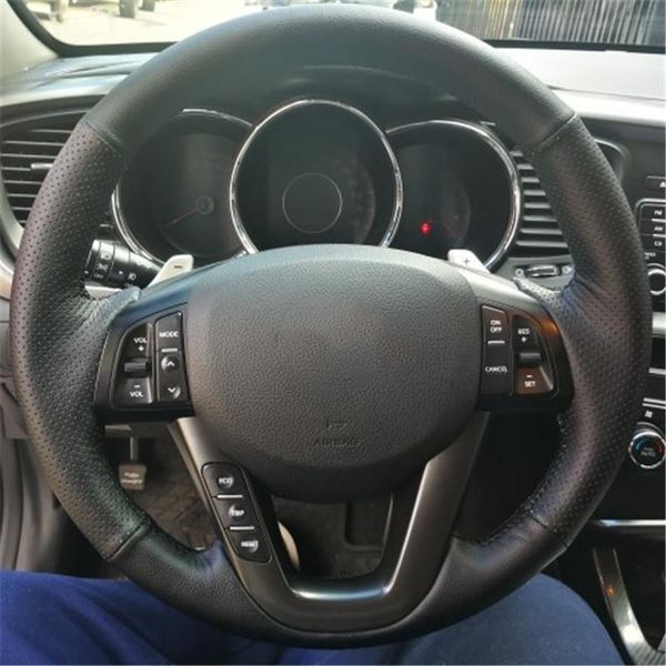 custom original steering wheel cover for kia k5 2011 2012 2013 optima leather braid covers
custom original steering wheel cover for kia k5 2011 2012 2013 optima leather braid covers