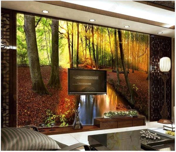 wallpapers custom po wallpaper for walls 3 d murals modern beautiful forest creek sunshine trees tv living room background wall papers
wallpapers custom po wallpaper for walls 3 d murals modern beautiful forest creek sunshine trees tv living room background wall papers