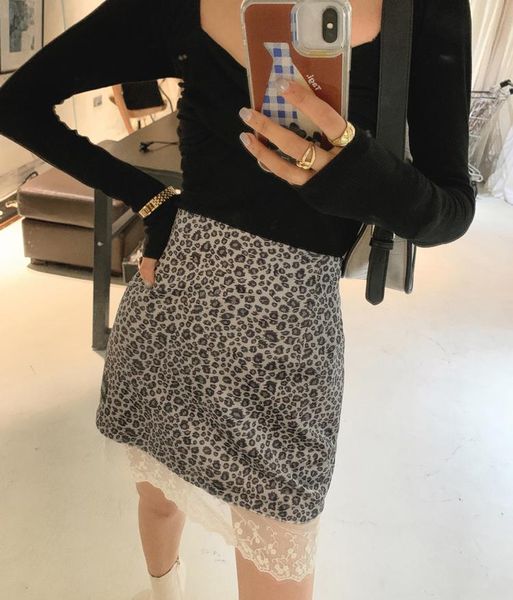 skirts lace patchwork leopard skirt soft lady summer streetwear casual wear, Black
skirts lace patchwork leopard skirt soft lady summer streetwear casual wear, Black