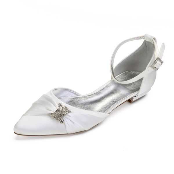sandals comfort flat satin wedding shoes pointed toe ankle buckle strap crystals prom evening formal party dress flats ofht, Black
sandals comfort flat satin wedding shoes pointed toe ankle buckle strap crystals prom evening formal party dress flats ofht, Black