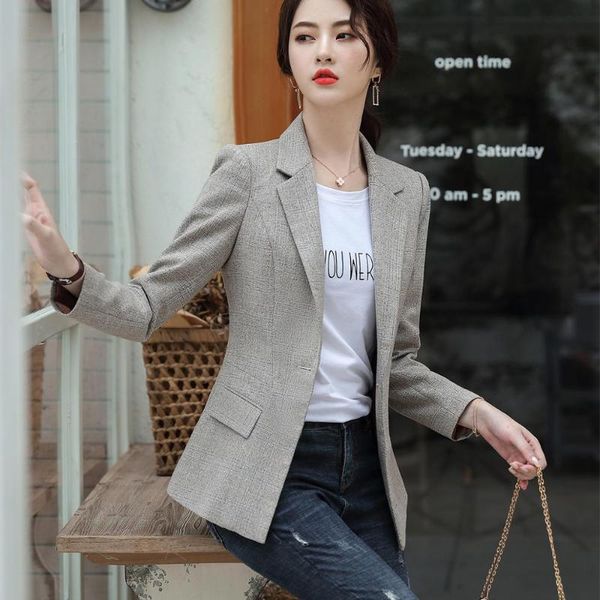 women's suits & blazers women notched collar apricot blazer fall winter single button casual jackets coat 5xl, White;black
women's suits & blazers women notched collar apricot blazer fall winter single button casual jackets coat 5xl, White;black