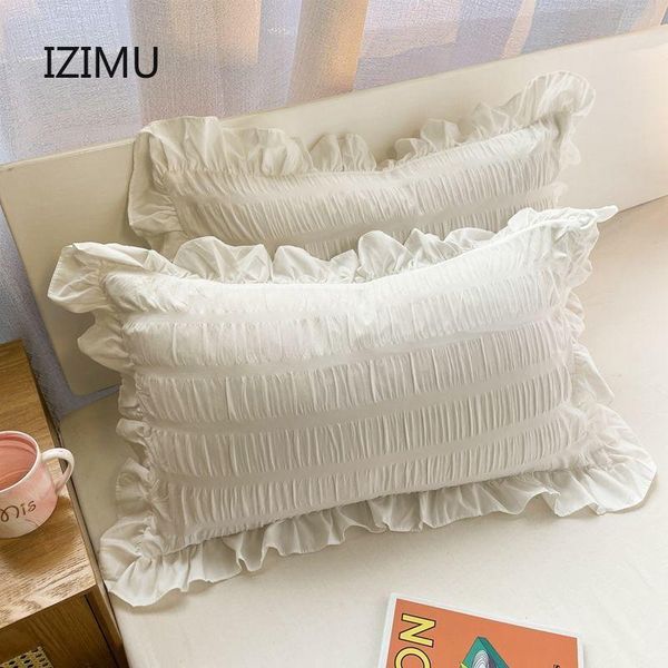 pillow case izimu princess pure white double layer lace flounced cotton wedding bedding pillowcase cover fall decorations
pillow case izimu princess pure white double layer lace flounced cotton wedding bedding pillowcase cover fall decorations