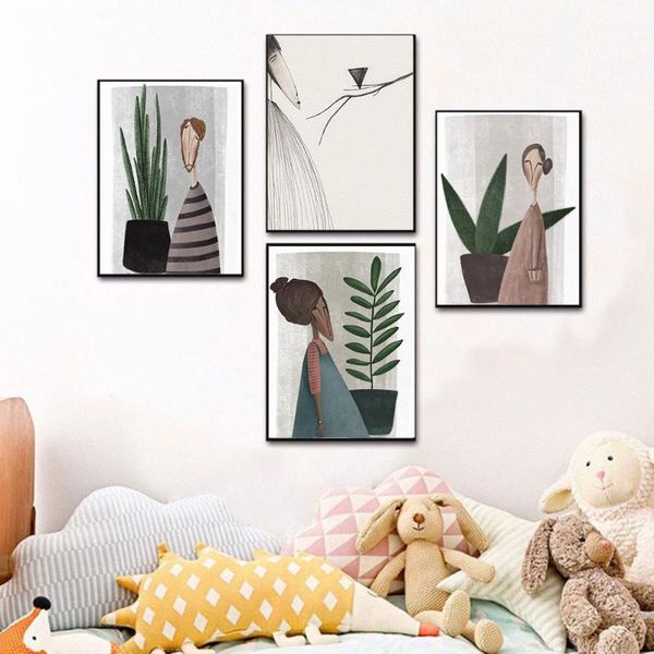 paintings travel boho green trees poster abstract woman canvas painting scandinavian print natural wall picture for living room decor
paintings travel boho green trees poster abstract woman canvas painting scandinavian print natural wall picture for living room decor