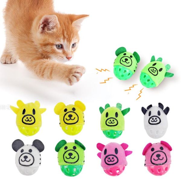 cat toys animal shaped bell ball colorful cartoon round sound with for kitten dog small pet playing supplies
cat toys animal shaped bell ball colorful cartoon round sound with for kitten dog small pet playing supplies