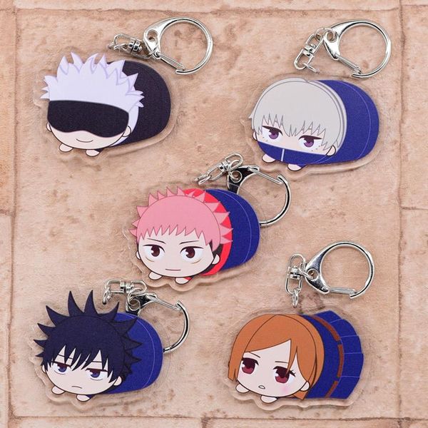 keychains 6 styles jujutsu kaisen keychain yuji itador gojo satoru cute anime keyring accessories gifts, Silver
keychains 6 styles jujutsu kaisen keychain yuji itador gojo satoru cute anime keyring accessories gifts, Silver