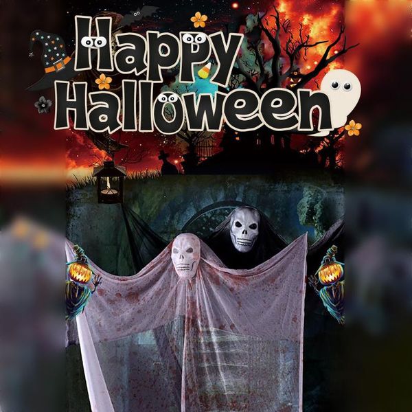 decorative objects & figurines halloween decoration voice control luminous horror mask hanging ghost party scary decos
decorative objects & figurines halloween decoration voice control luminous horror mask hanging ghost party scary decos