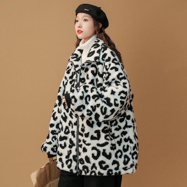 women's fur & faux women 2021 autumn winter oversized jacket female lamb coat ladies fashion fleece casual loose warm outerwear d398, Black
women's fur & faux women 2021 autumn winter oversized jacket female lamb coat ladies fashion fleece casual loose warm outerwear d398, Black