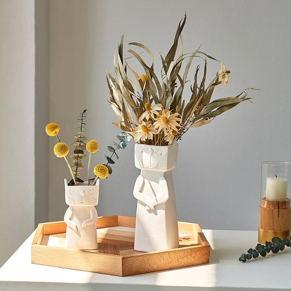 home decor nordic minimalist ceramic abstract vase living room deskcreative decorative dried flowers white ornaments vases
home decor nordic minimalist ceramic abstract vase living room deskcreative decorative dried flowers white ornaments vases