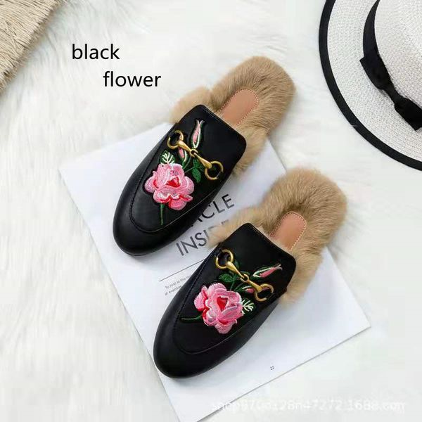 men women leather slippers with fur mules flats genuine leather designer fashion metal chain ladies casual shoes 35-41, Black
men women leather slippers with fur mules flats genuine leather designer fashion metal chain ladies casual shoes 35-41, Black