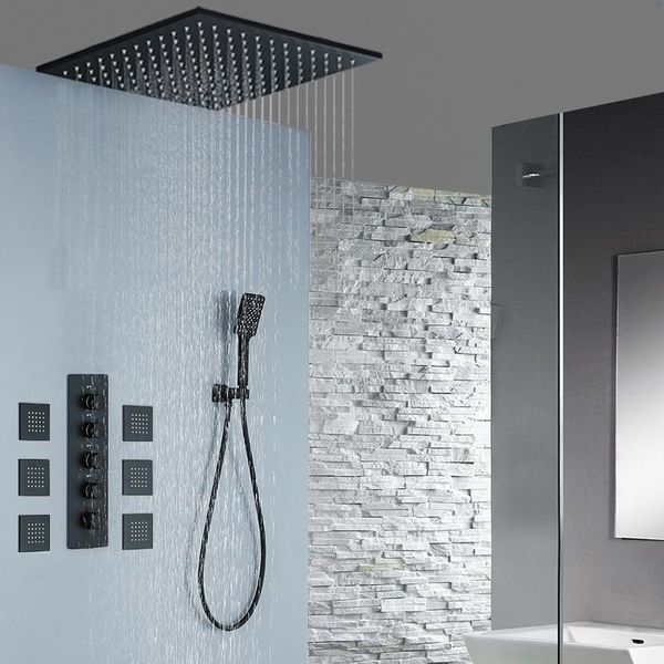 black brass shower mixer wall mounted rain concealed faucet set with handheld massage body jet for bathroom sets
black brass shower mixer wall mounted rain concealed faucet set with handheld massage body jet for bathroom sets