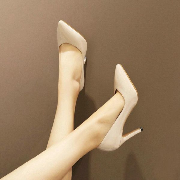 dress shoes pointed toe white red shallow slip-on woman office career ladies pumps patent pu leather women stilettos high heels, Black
dress shoes pointed toe white red shallow slip-on woman office career ladies pumps patent pu leather women stilettos high heels, Black
