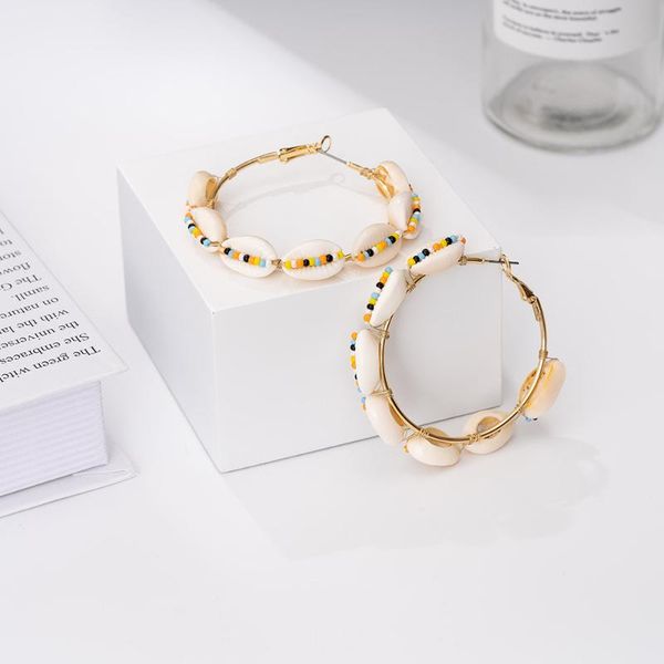 bohemia natural cowrie shell beads hoop earrings for women statement stud drop beaded beach jewelry & huggie, Golden;silver
bohemia natural cowrie shell beads hoop earrings for women statement stud drop beaded beach jewelry & huggie, Golden;silver