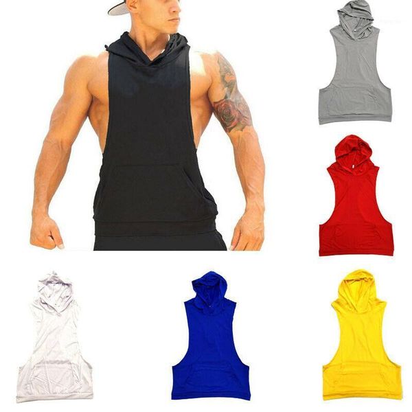 men cotton sleeveless hoodie bodybuilding workout tank shirts male jackets men's casual, White;black
men cotton sleeveless hoodie bodybuilding workout tank shirts male jackets men's casual, White;black