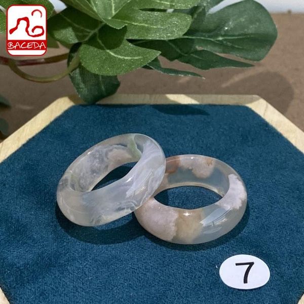 cluster rings baceda nature stone sakura agate ring for men and women, Golden;silver
cluster rings baceda nature stone sakura agate ring for men and women, Golden;silver