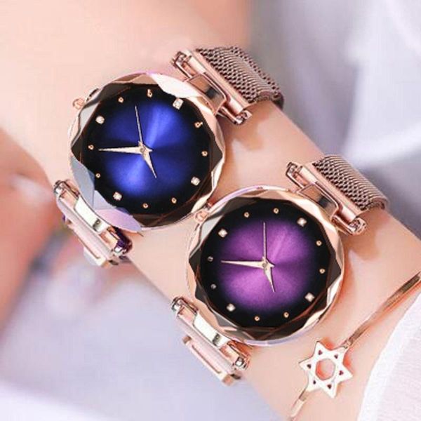 wristwatches 2021 rose gold watch women watches ladies starry sky magnet waterproof female diamond wristwatch gift clock, Slivery;brown
wristwatches 2021 rose gold watch women watches ladies starry sky magnet waterproof female diamond wristwatch gift clock, Slivery;brown