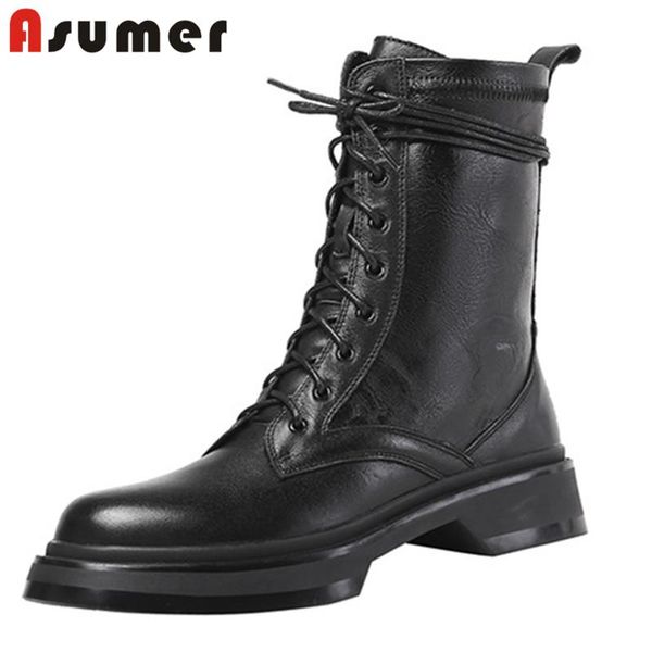 boots asumer 2021 big size 43 casual flat shoes women ankle genuine leather comfortable motorcycle ladies, Black
boots asumer 2021 big size 43 casual flat shoes women ankle genuine leather comfortable motorcycle ladies, Black