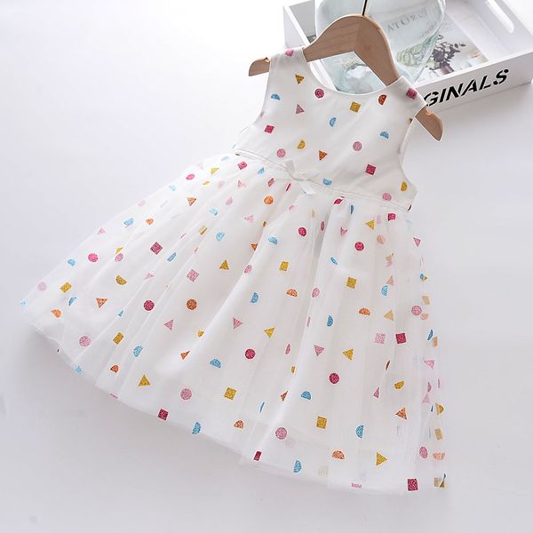 summer sleeveless geometric print girls dress 3-8y sweet net yarn children princess party 210515, Red;yellow
summer sleeveless geometric print girls dress 3-8y sweet net yarn children princess party 210515, Red;yellow