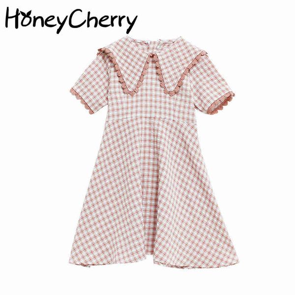 parent-child wear dress summer girls doll collar plaid mommy and me clothes matching mother daughter 210515, Blue
parent-child wear dress summer girls doll collar plaid mommy and me clothes matching mother daughter 210515, Blue