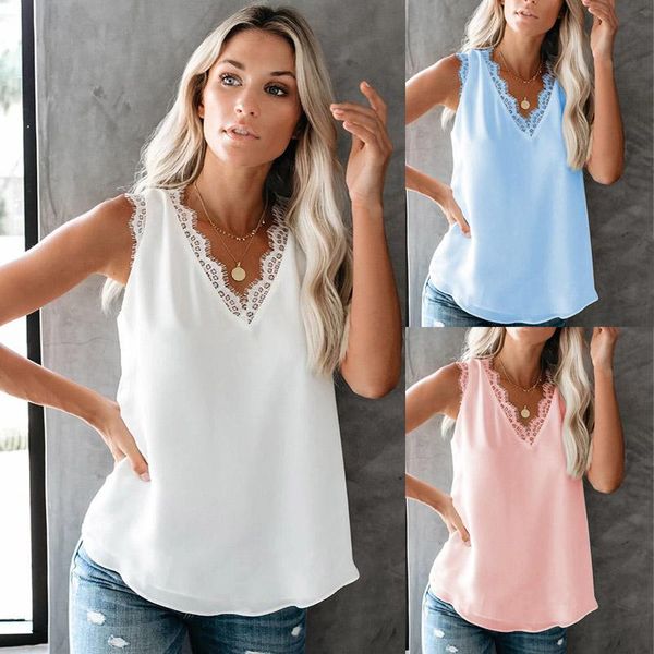 women's tanks & camis plus size 3xl loose clothing women white casual solid color lace v-neck sleeveless ladies shirts
women's tanks & camis plus size 3xl loose clothing women white casual solid color lace v-neck sleeveless ladies shirts