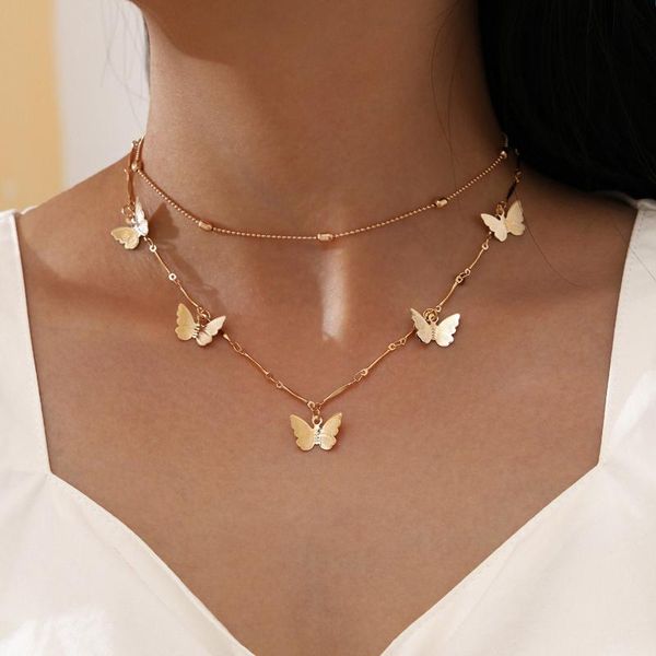 pendant necklaces hi man 2pcs/set thailand trend butterfly oval necklace women simple wedding party gift jewelry wholesale, Silver
pendant necklaces hi man 2pcs/set thailand trend butterfly oval necklace women simple wedding party gift jewelry wholesale, Silver