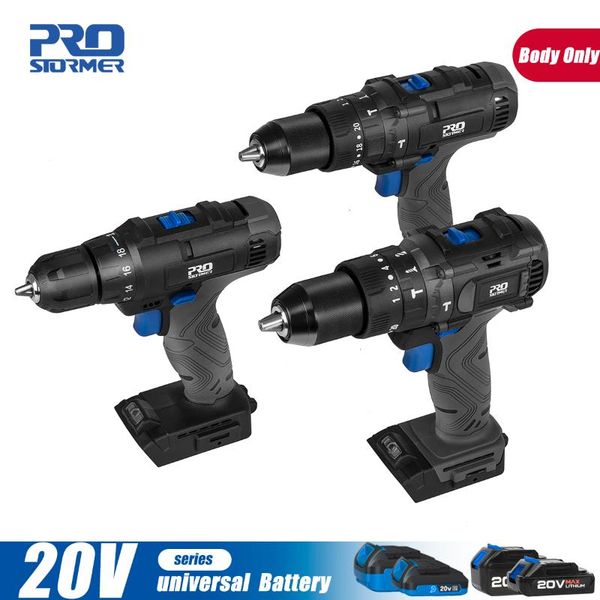 professiona electric drills impact drill screwdriver 20v cordless household diy 2 bits body only by prostormer
professiona electric drills impact drill screwdriver 20v cordless household diy 2 bits body only by prostormer