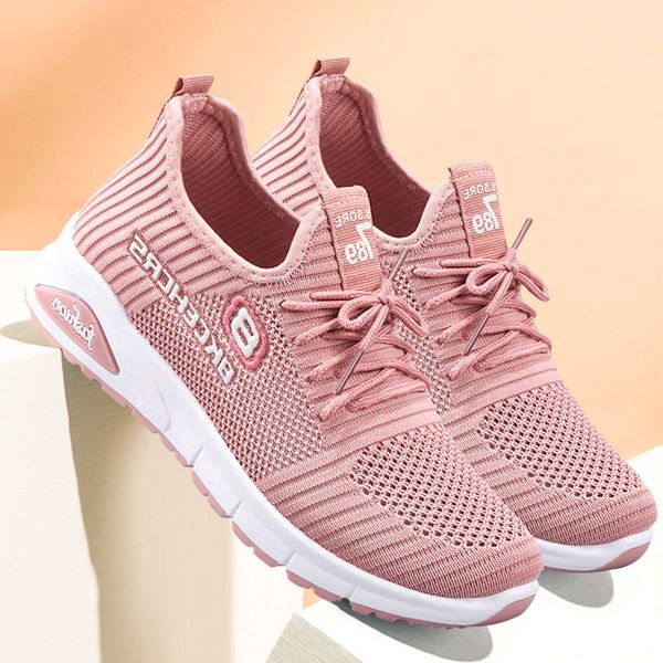 Casual shoes Women's shoes spring 2021 new trend flying weaving girl single soft sole Casual leisure sports women's DCZT, 007 pink (flying fabric)
Casual shoes Women's shoes spring 2021 new trend flying weaving girl single soft sole Casual leisure sports women's DCZT, 007 pink (flying fabric)
