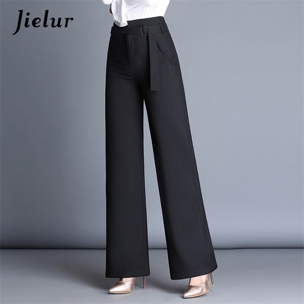 fashion elegant office lady suit pants female high waist loose black wide leg straight sashes women's trousers 210426, White;black
fashion elegant office lady suit pants female high waist loose black wide leg straight sashes women's trousers 210426, White;black