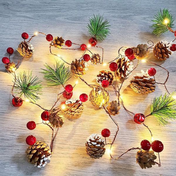 christmas decorations pine cone 2meters lamp string bell decoration led needle copper wire red fruit
christmas decorations pine cone 2meters lamp string bell decoration led needle copper wire red fruit