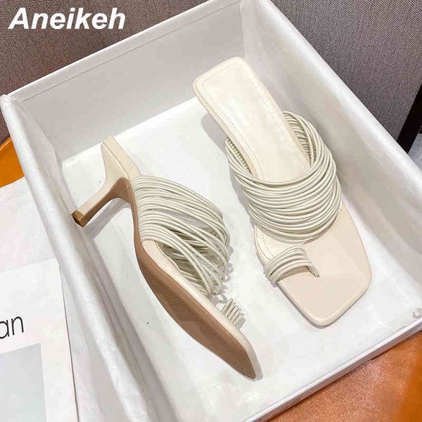 pu slippers women's summer shoes thong thin heel fashion slides ladies shallow solid narrow band concise 210507, Black
pu slippers women's summer shoes thong thin heel fashion slides ladies shallow solid narrow band concise 210507, Black