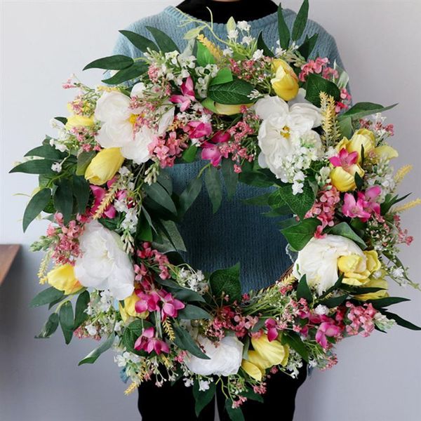 decorative flowers & wreaths silk peony artificial simulation flower garland wedding wall hanging pendant home garden decoration
decorative flowers & wreaths silk peony artificial simulation flower garland wedding wall hanging pendant home garden decoration