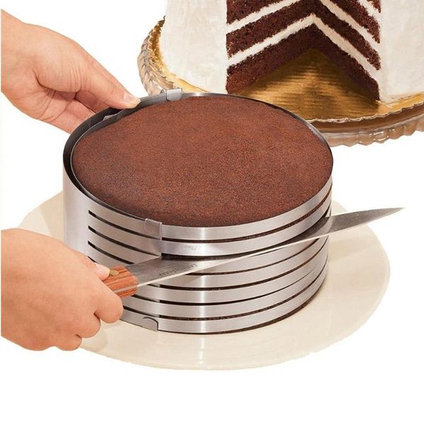 baking & pastry tools 9-12inch stainless steel adjustable layer cake slicer kit mousse mould slicing setting ring diy bakeware
baking & pastry tools 9-12inch stainless steel adjustable layer cake slicer kit mousse mould slicing setting ring diy bakeware