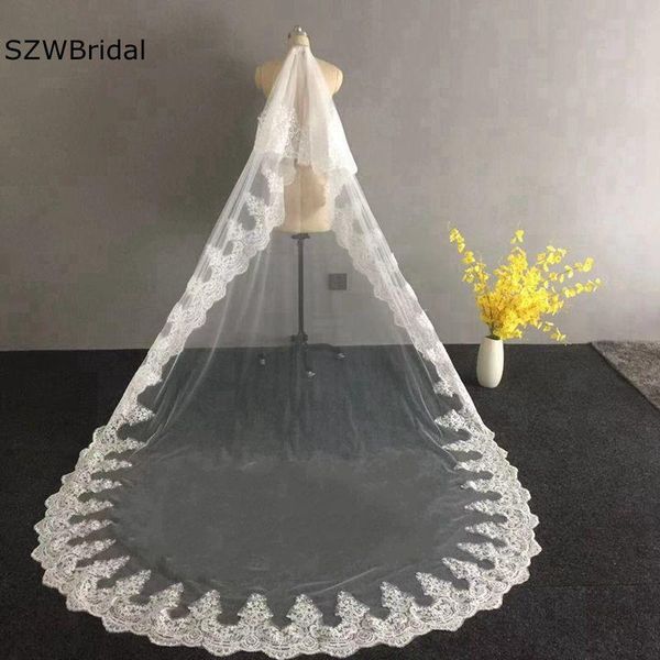 bridal veils arrival lace edge white ivory wedding 2021 casamento accessoires mariage velo veu de noiva, Black
bridal veils arrival lace edge white ivory wedding 2021 casamento accessoires mariage velo veu de noiva, Black