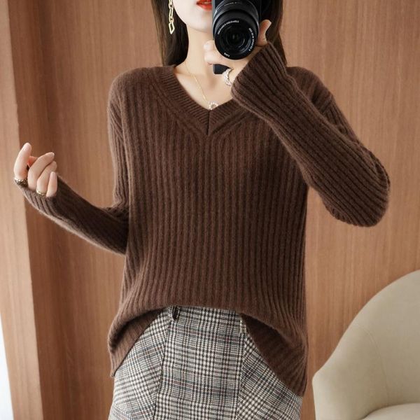 women's sweaters 2021 fall/winter pullover casual xxl 100% wool sweater loose korean version v-neck cashmere thick, White;black
women's sweaters 2021 fall/winter pullover casual xxl 100% wool sweater loose korean version v-neck cashmere thick, White;black