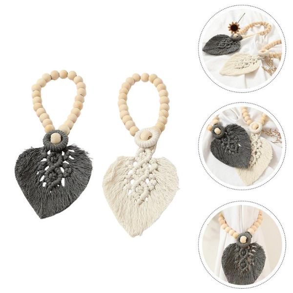 curtain & drapes 2pcs home weaving cotton strap wooden beads fixing tie dark grey
curtain & drapes 2pcs home weaving cotton strap wooden beads fixing tie dark grey