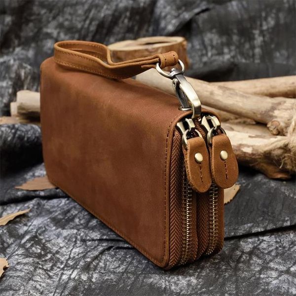 vintage leather men women long purse wallet credit card inner zip wallets bifold crazy male female, Red;black
vintage leather men women long purse wallet credit card inner zip wallets bifold crazy male female, Red;black