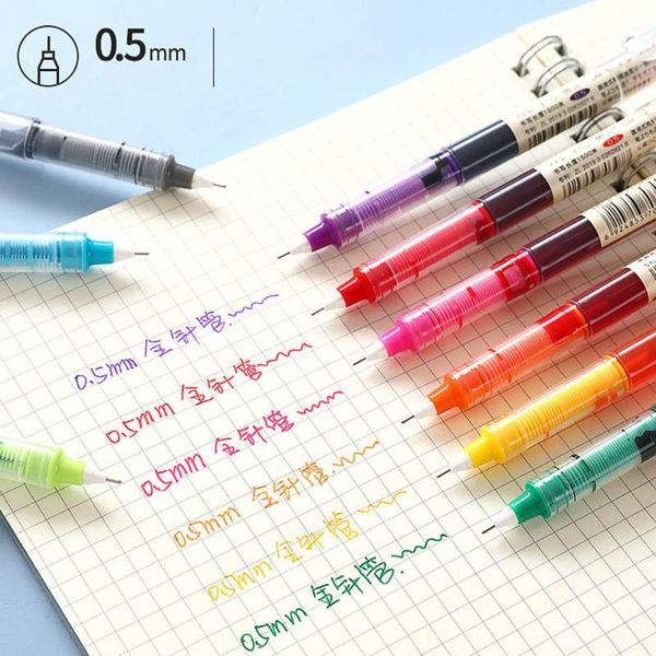 color quick-drying large-capacity 0.5mm ink mark gel pen liquid rollerball writing diary office stationary pens
color quick-drying large-capacity 0.5mm ink mark gel pen liquid rollerball writing diary office stationary pens