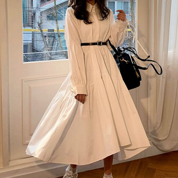 long-sleeved collar cordon gowns solids chic women's dress summer 2021 retro, Black;gray
long-sleeved collar cordon gowns solids chic women's dress summer 2021 retro, Black;gray