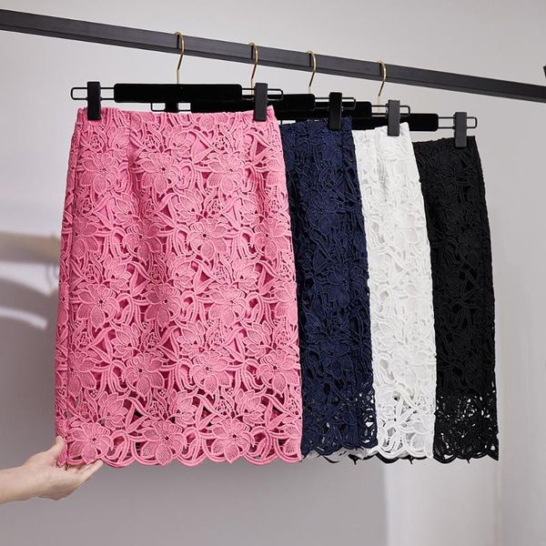 skirts lace skirt women's summer high waist temperament wild slim hips pencil polyester knee-length, Black
skirts lace skirt women's summer high waist temperament wild slim hips pencil polyester knee-length, Black