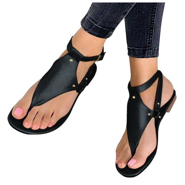 sandals telotuny women summer outdoor beach flip-flop solid fashion gladiator flats casual ladies shoes, Black
sandals telotuny women summer outdoor beach flip-flop solid fashion gladiator flats casual ladies shoes, Black