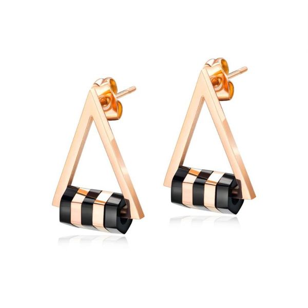 stud fashion rose gold ear jewelry stainless steel triangle earrings for women regalos para mujer brincos as mulheres, Golden;silver
stud fashion rose gold ear jewelry stainless steel triangle earrings for women regalos para mujer brincos as mulheres, Golden;silver