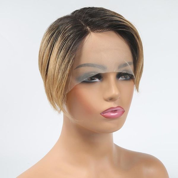 lace wigs ombre short straight human hair non front wig with bangs for women european under $50, Black;brown
lace wigs ombre short straight human hair non front wig with bangs for women european under $50, Black;brown
