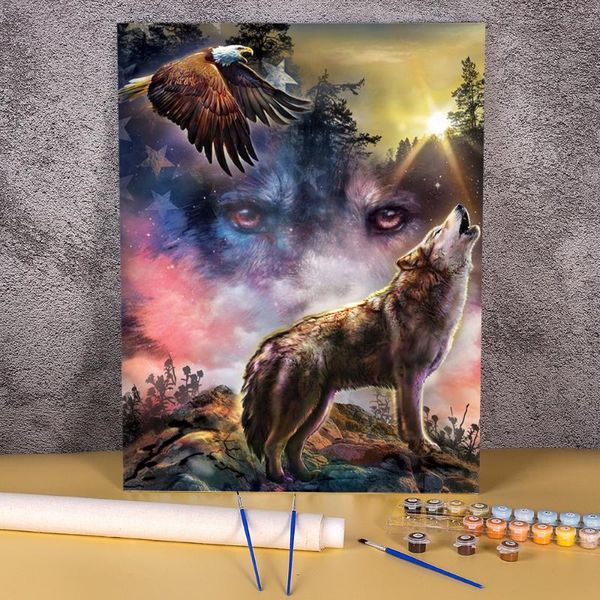 paintings animal wolf painting by numbers complete kit oil paints 40*50 canvas decorative for adults handiwork
paintings animal wolf painting by numbers complete kit oil paints 40*50 canvas decorative for adults handiwork