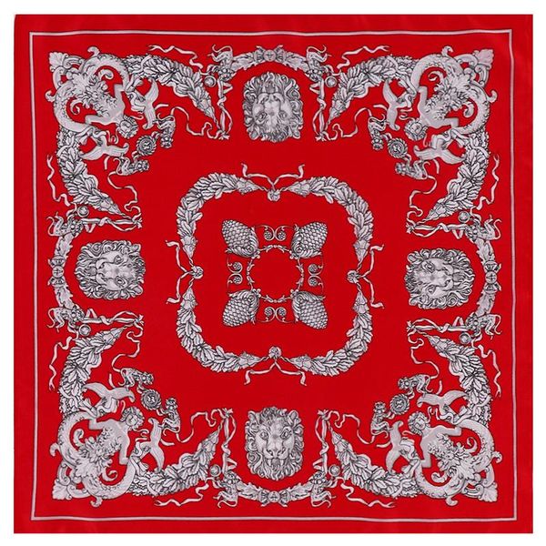 scarves pobing 100% silk scarf woman luxury lion print square bandanas small hijab foulards lady tie headband 53x53cm, Blue;gray
scarves pobing 100% silk scarf woman luxury lion print square bandanas small hijab foulards lady tie headband 53x53cm, Blue;gray