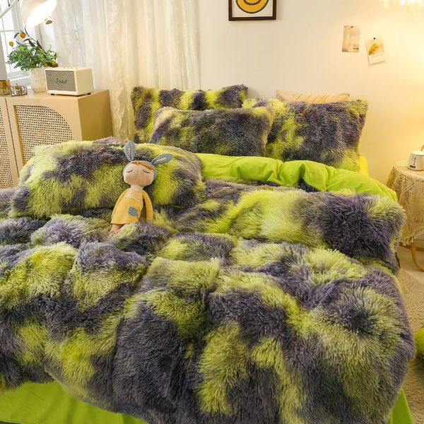 bedding sets luxury super shaggy soft coral fleece warm cozy set mink velvet double duvet cover bed sheet for home bedclothe
bedding sets luxury super shaggy soft coral fleece warm cozy set mink velvet double duvet cover bed sheet for home bedclothe