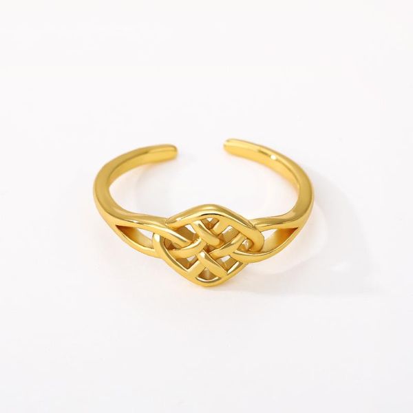 wedding rings stainless steel chinese knot for women rose gold adjustable engagement female finger gift party fashion jewelry bff, Slivery;golden
wedding rings stainless steel chinese knot for women rose gold adjustable engagement female finger gift party fashion jewelry bff, Slivery;golden