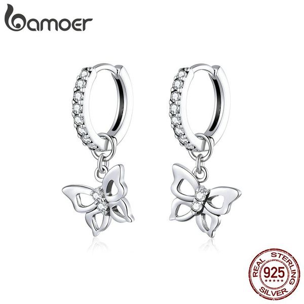 hoop & huggie bamoer dazzling butterfly earrings for women 925 sterling silver engagemet wedding statement jewelry pendientes sce833, Golden;silver
hoop & huggie bamoer dazzling butterfly earrings for women 925 sterling silver engagemet wedding statement jewelry pendientes sce833, Golden;silver