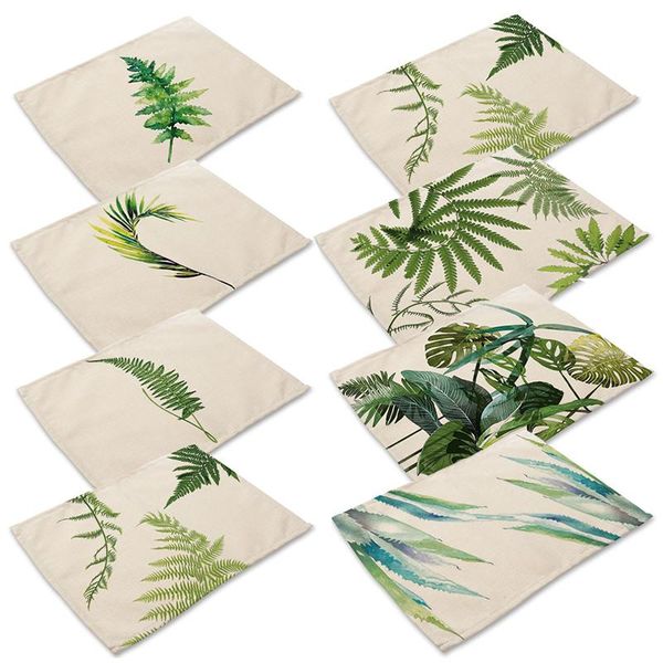 mats & pads 1 pcs table mat tropical plants pattern kitchen placemat dining cotton linen pad bowl cup
mats & pads 1 pcs table mat tropical plants pattern kitchen placemat dining cotton linen pad bowl cup