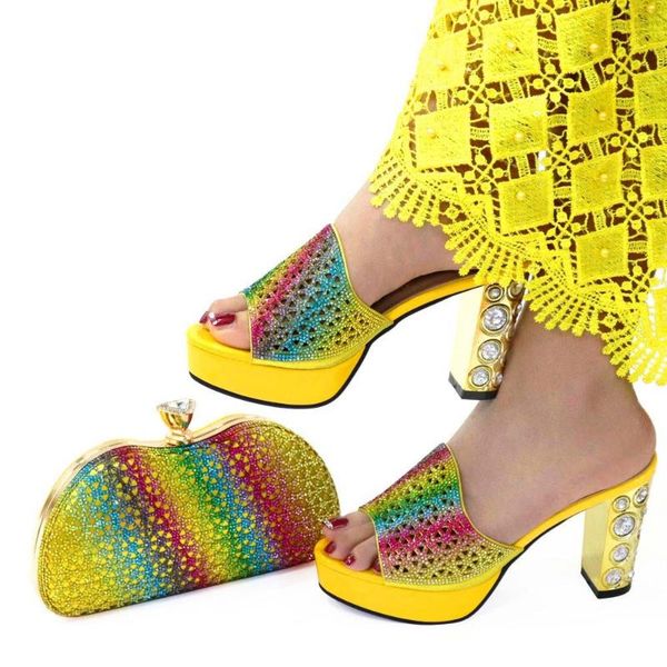 dress shoes cinessd yellow color 2021 arrival italian design fashion high heels ladies and bag set with platform for party wedding, Black
dress shoes cinessd yellow color 2021 arrival italian design fashion high heels ladies and bag set with platform for party wedding, Black