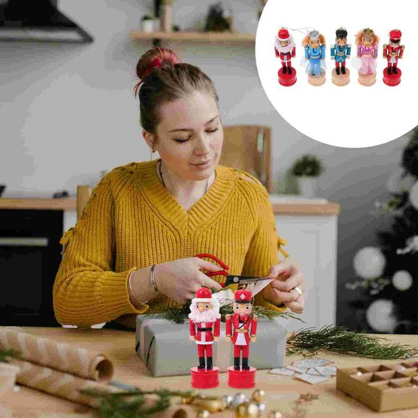 christmas decorations 5pcs home nutcracker pendant puppet hanging decor wooden doll
christmas decorations 5pcs home nutcracker pendant puppet hanging decor wooden doll